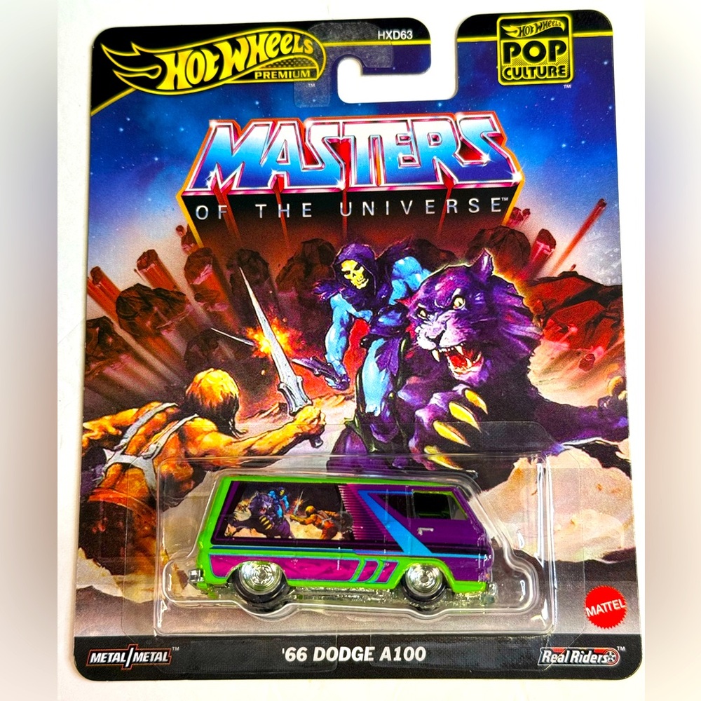 Hot Wheels Premium Pop Culture “MASTERS OF THE UNIVERSE” ’66 DODGE A100